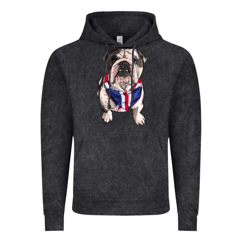 English Bulldog Vintage Hoodie by RanaPortraitStore | Teevron
