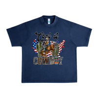 Navy cool it cowboy Urban Heavy Tee - SublimationCraftShop