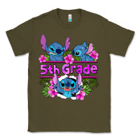 Army Green preview flower stitch 5th grade Classic Tee - AdoDesignShop