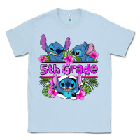 Dusty Blue preview flower stitch 5th grade Classic Tee - AdoDesignShop