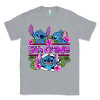 Heather Grey preview flower stitch 5th grade Classic Tee - AdoDesignShop