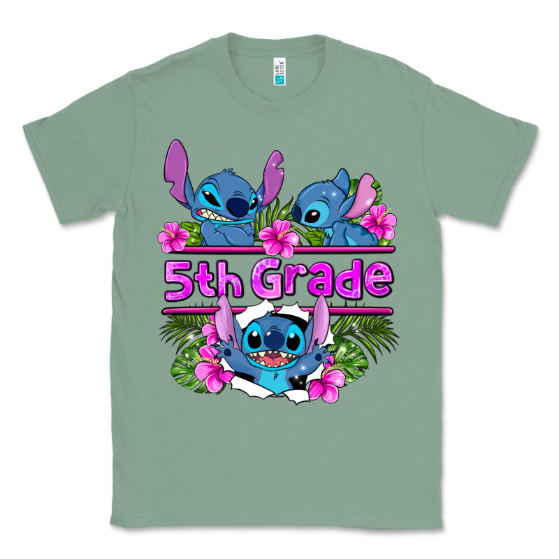 Preview Flower Stitch 5th Grade Classic Tee by AdoDesignShop | Teevron