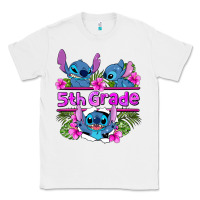 White preview flower stitch 5th grade Classic Tee - AdoDesignShop