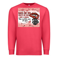 Cardinal roses are red violets are blue i have 5  fingers t Premium Sweatshirt - MaliasSmallBusiness
