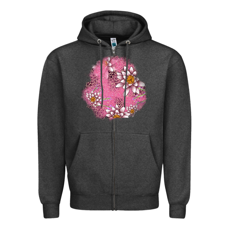 Lotus Patches Zipper Hoodie by AdoDesignShop | Teevron