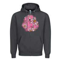 Smoke lotus patches Zipper Hoodie - AdoDesignShop