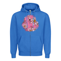 True Royal lotus patches Zipper Hoodie - AdoDesignShop