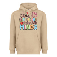 Mushroom it takes a big heart for shape little minds Heavyweight Hoodie - MaliasSmallBusiness