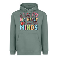 Sage it takes a big heart for shape little minds Heavyweight Hoodie - MaliasSmallBusiness