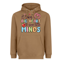 Toasted Coconut it takes a big heart for shape little minds Heavyweight Hoodie - MaliasSmallBusiness