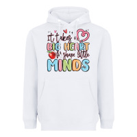 White it takes a big heart for shape little minds Heavyweight Hoodie - MaliasSmallBusiness
