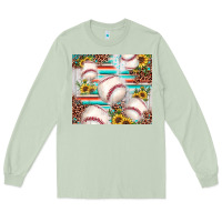 Matcha baseball leopard sunflower Long Sleeve Tee - JahusDesignShop