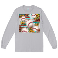 Moon Dust baseball leopard sunflower Long Sleeve Tee - JahusDesignShop