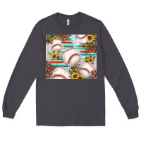 Smoke baseball leopard sunflower Long Sleeve Tee - JahusDesignShop