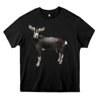 Black Alpine Goat Heavy Core Tee - LillyAllenDesigns