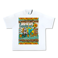 White living on lake time air freshener Urban Heavy Tee - HRA Design Shop