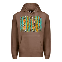 Chestnut fall sunflower brushstroke Premium Hoodie - BundleAndBundleShop