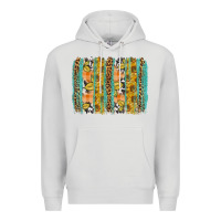 Dove Grey fall sunflower brushstroke Premium Hoodie - BundleAndBundleShop