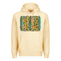 Pina Colada fall sunflower brushstroke Premium Hoodie - BundleAndBundleShop