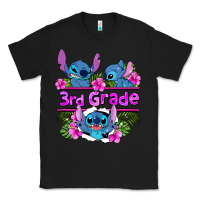 Black preview flower stitch 3rd grade Classic Tee - AdoDesignShop