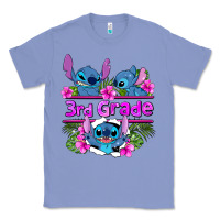 Colony Blue preview flower stitch 3rd grade Classic Tee - AdoDesignShop