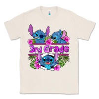 Natural preview flower stitch 3rd grade Classic Tee - AdoDesignShop
