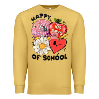 Antique Gold happy 100 days of school Premium Sweatshirt - MaliasSmallBusiness
