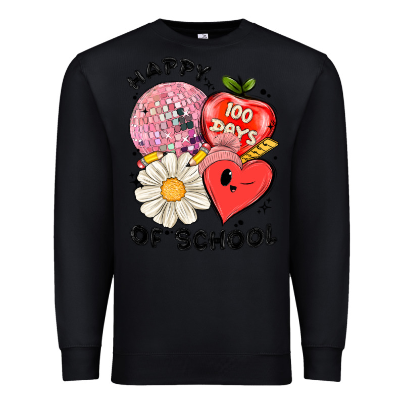 Happy 100 Days Of School Premium Sweatshirt by MaliasSmallBusiness | Teevron
