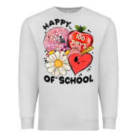 Dove Grey happy 100 days of school Premium Sweatshirt - MaliasSmallBusiness