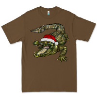 Cacao Christmas alligator Premium Tee - BarkalooDesign