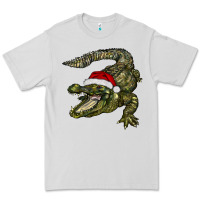 Dove Grey Christmas alligator Premium Tee - BarkalooDesign