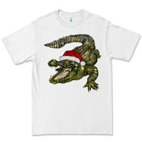 White Christmas alligator Premium Tee - BarkalooDesign