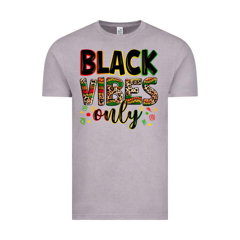 Black Vibes Only Juneteenth Vintage Tee by Zillion Design Studio | Teevron