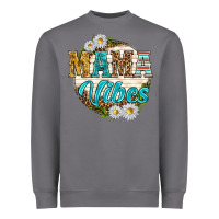 Storm mama vibes with daisies Heavyweight Sweatshirt - texasbilliewilder