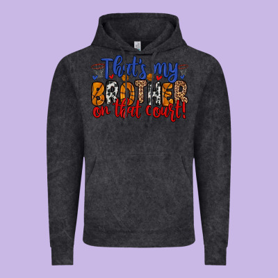 That S My Brother On That Field Vintage Hoodie Designed By Zillion Design Studio