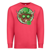 Cardinal st. patrick's day heifer Premium Sweatshirt - MaliasSmallBusiness
