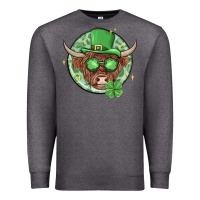 Charcoal Heather st. patrick's day heifer Premium Sweatshirt - MaliasSmallBusiness