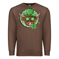 Chestnut st. patrick's day heifer Premium Sweatshirt - MaliasSmallBusiness