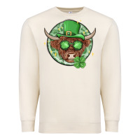 Sandshell st. patrick's day heifer Premium Sweatshirt - MaliasSmallBusiness