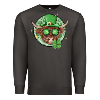 Smoke st. patrick's day heifer Premium Sweatshirt - MaliasSmallBusiness