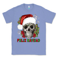Colony Blue feliz navidad skull cactus Classic Tee - JahusDesignShop