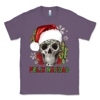 Lavender feliz navidad skull cactus Classic Tee - JahusDesignShop