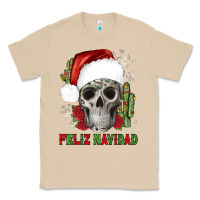 Mushroom feliz navidad skull cactus Classic Tee - JahusDesignShop