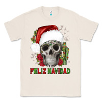 Natural feliz navidad skull cactus Classic Tee - JahusDesignShop