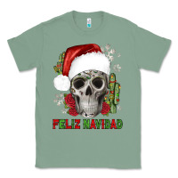 Sage feliz navidad skull cactus Classic Tee - JahusDesignShop