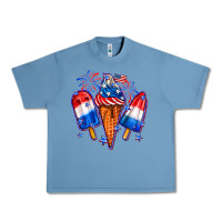 Pebble Blue 4th of July ice creams Urban Heavy Tee - Neo Western