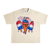 Sandshell 4th of July ice creams Urban Heavy Tee - Neo Western