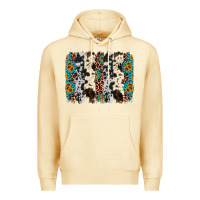 Pina Colada cowhide leopard gemstone brushstroke Premium Hoodie - AdoDesignShop