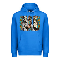 True Royal cowhide leopard gemstone brushstroke Premium Hoodie - AdoDesignShop