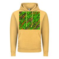 Vintage Mustard distressed shamrock and leopard Vintage Hoodie - RanaPortraitStore